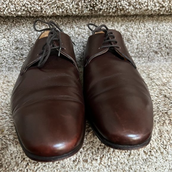 VALENTINO Garavani Men\'s Brown Leather Derby Shoes main image 10